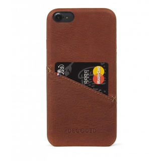 Etui skórzane Decoded (Brązowy) - DECODED Leather Back Cover for iPhone 8 / 7 / 6S