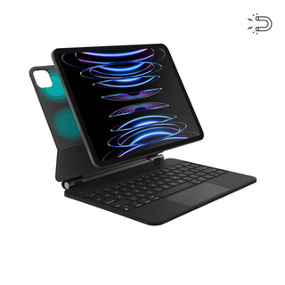 JCPal FolioKeys Pro Slim Keyboard Case with Trackpad for iPad Pro 11 (2024 - M4)