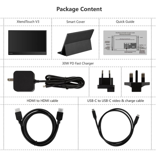 XtendTouch 15.6 IPS USB-C touch monitor (V3)