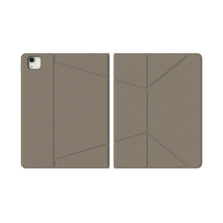 JCPal SlimFlex Folio Case with Pencil Holder (Khaki Brown/Blue) for iPad Pro11- inch(1-4th,2018-2022) /iPad Air 10.9-inch(4-5th,2020/2022)